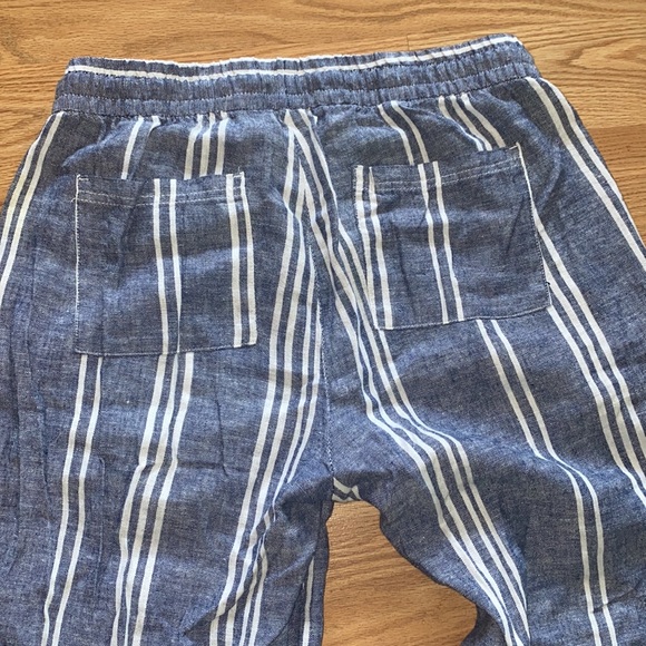 Linen wide leg pants - Picture 2 of 4